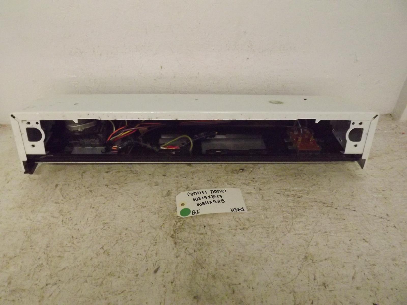 GE Dryer WE19X847 WE4X525 Control Panel Used GE Dryer WE19X847 WE4X525 Control Panel Used